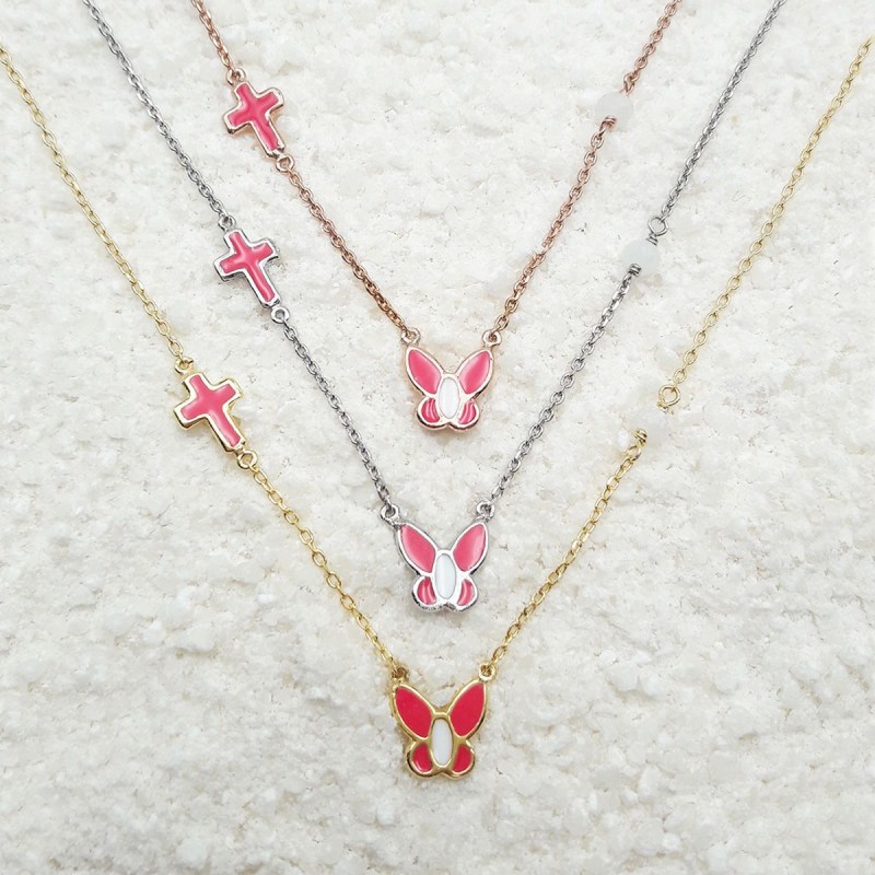 butterfly-necklace-coral