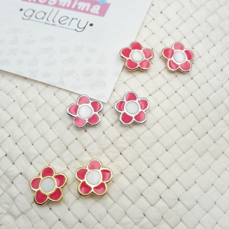 flower-earrings-coral