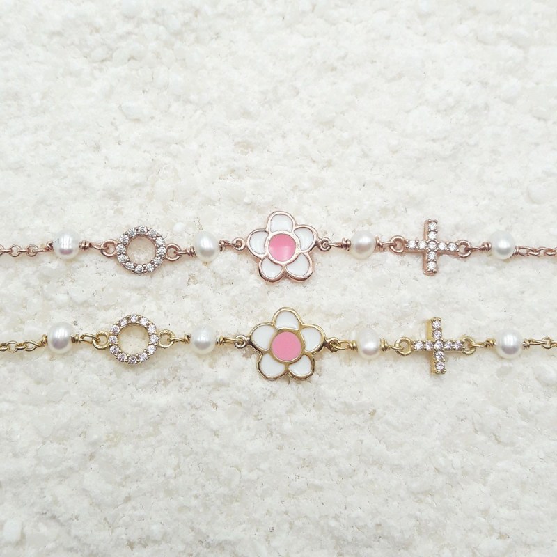flower-rozary-bracelet-white