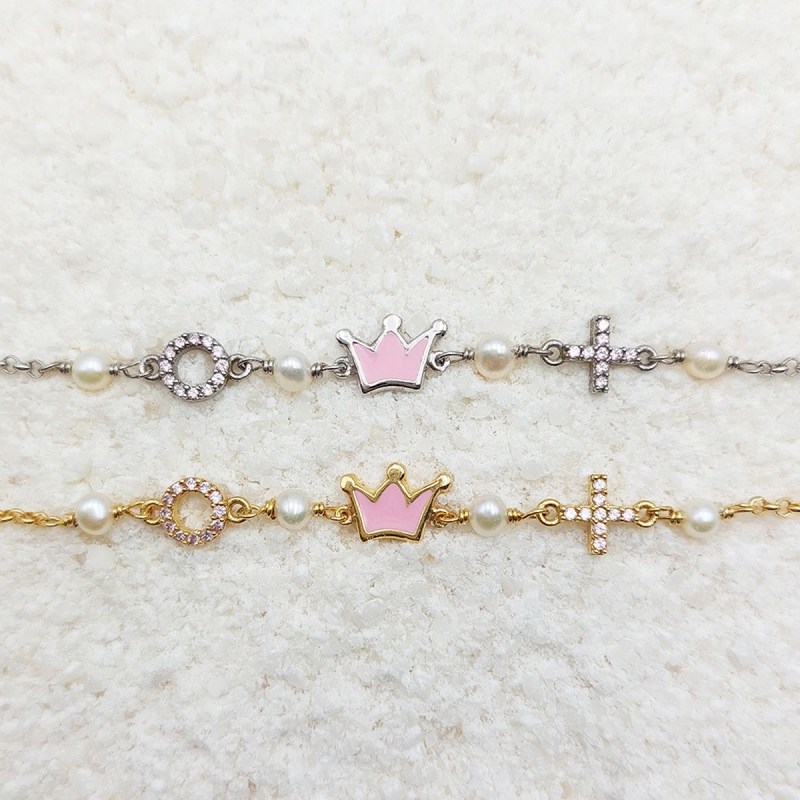 korona-rozary-bracelet-light-pink
